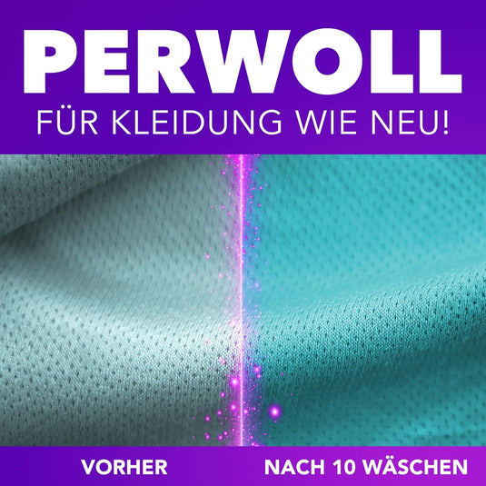 Perwoll Renew Sport Active Care Lessive liquide pour vêtements de sport et d'extérieur (1 x 25 charges de lavage)