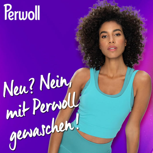 Perwoll Renew Sport Active Care Lessive liquide pour vêtements de sport et d'extérieur (1 x 25 charges de lavage)