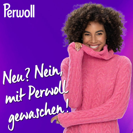 Perwoll Renew Wool & Fine Fabric Care Lessive liquide pour laine, soie et tissus fins (1 x 21 charges de lavage)