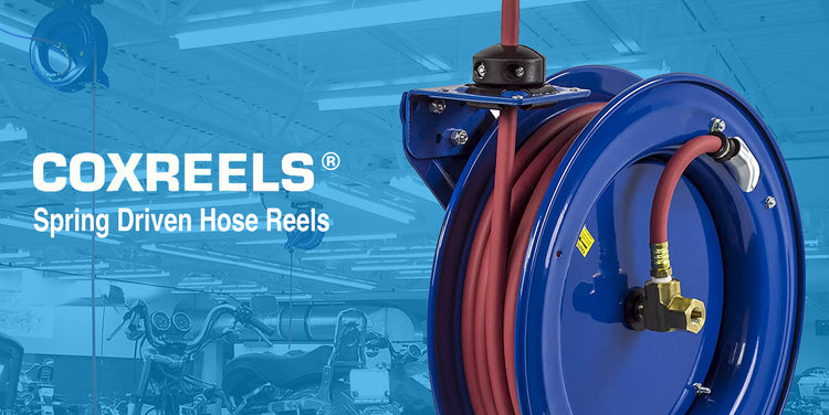 Coxreels Spring Driven Hose Reels  Low Pressure Retractable Reels