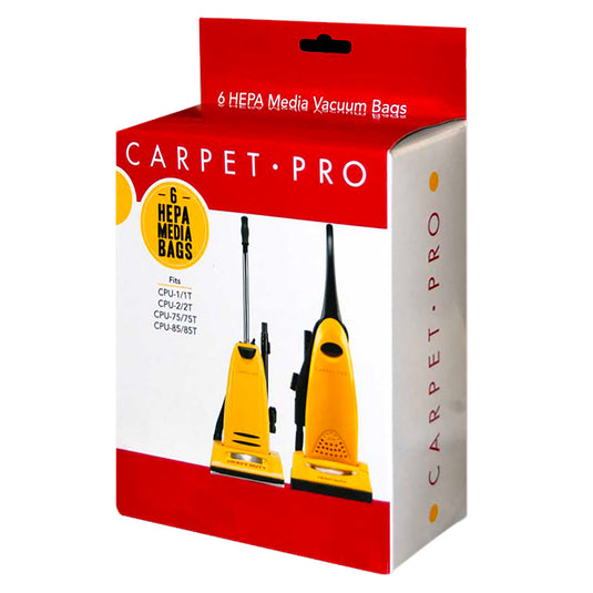 Carpet Pro Vacuum HEPA Bags CPH-6