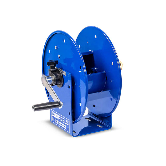 Coxreels 112-3-50 Compact Hand Crank Steel Hose Reel | 4,000 PSI | Holds  3/8 inches x 50 inches Length Hose