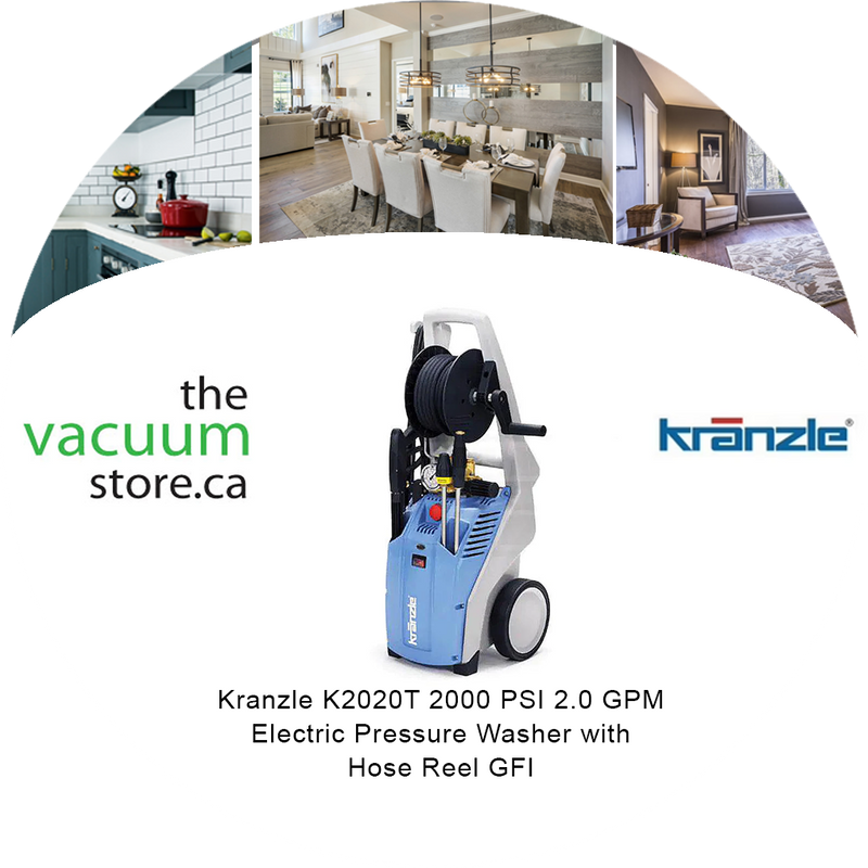 Kranzle K2020T 2000 PSI 2.0 GPM Electric Pressure Washer with Hose Ree –  The Vacuum Store